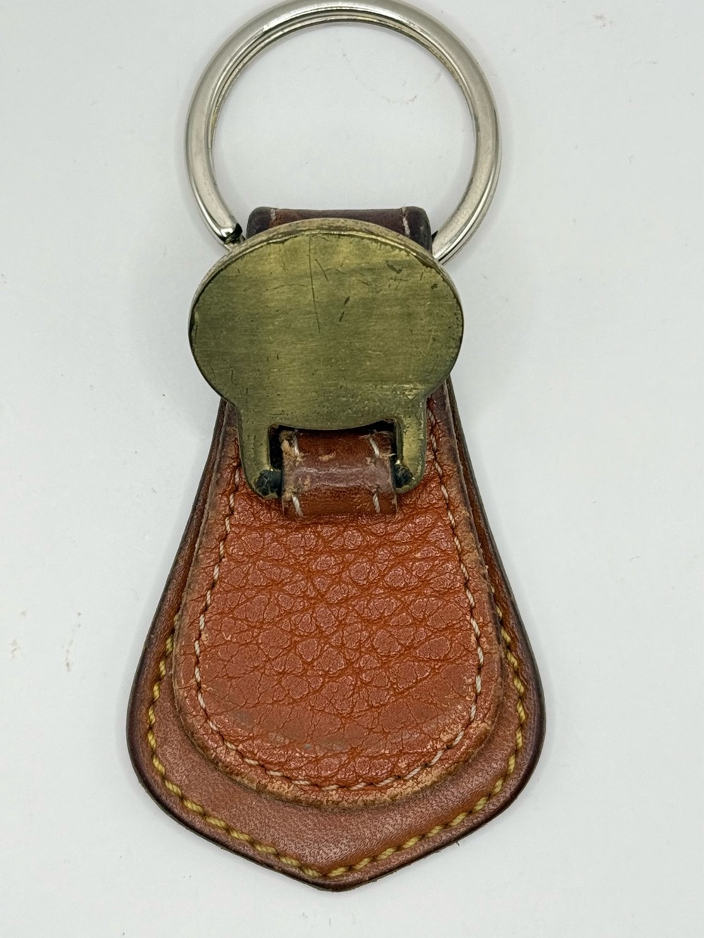 Dooney & Bourke All Weather Leather and Brass Duck Keychain Fob - Picture 2 of 9